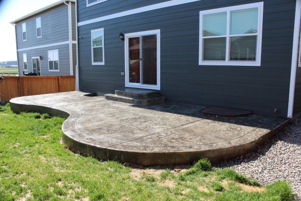 Stained Concrete Patio Service